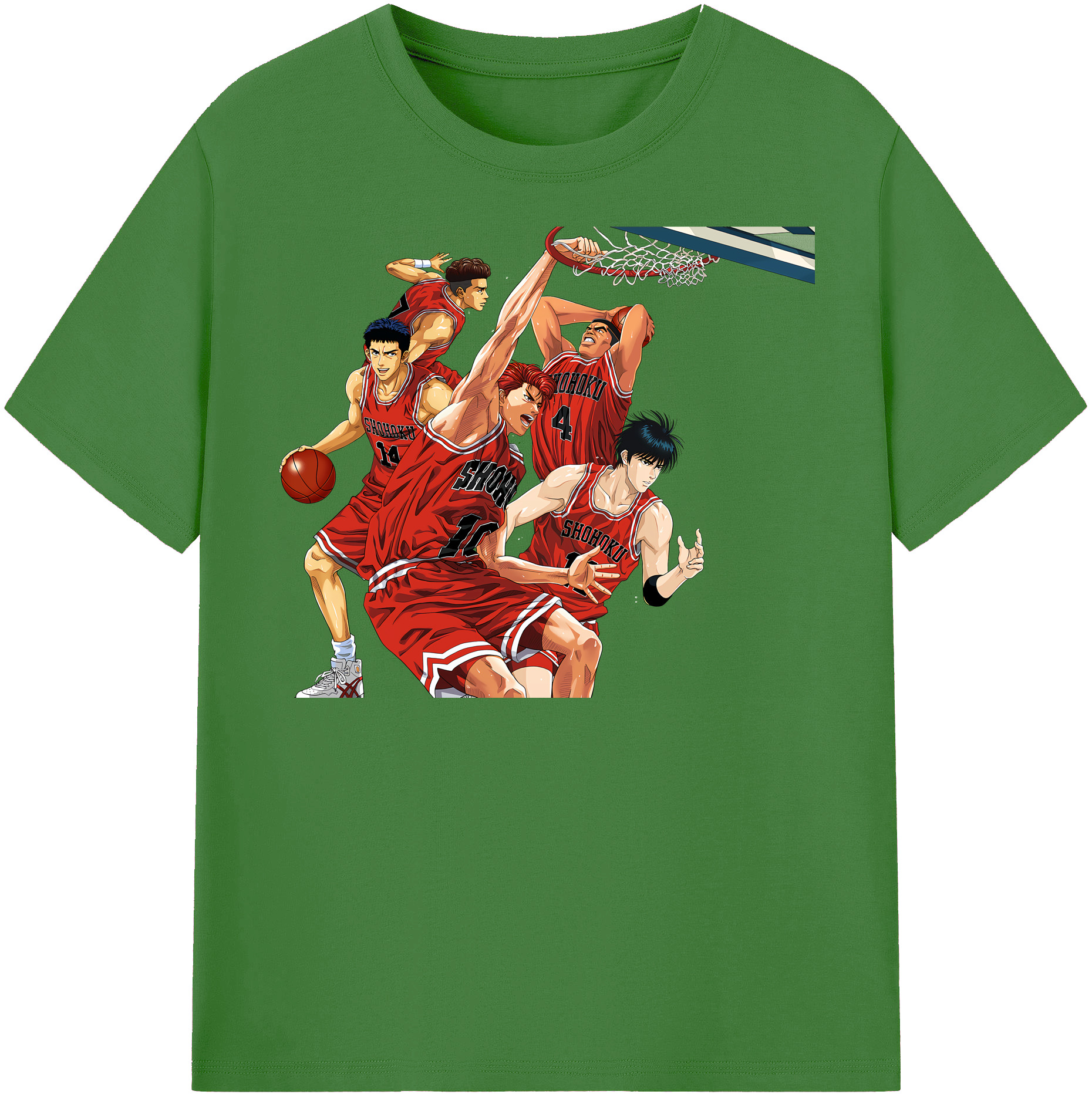 （画像用） SLAM DUNK／スラムダンク レディースカジュアルプリントTシャツ（綿100％）